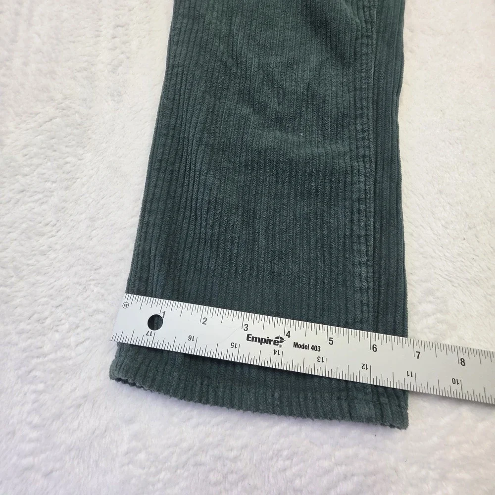 PacSun Mom Jeans Women's Size 25 Green Corduroy Straight Leg Pants
